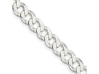 FJC Finejewelers 925 Sterling Silver Flat Curb Chain Bracelet 9 Inches x 8 mm