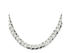 FJC Finejewelers 925 Sterling Silver Flat Curb Chain 20 Inches x 8.5 mm