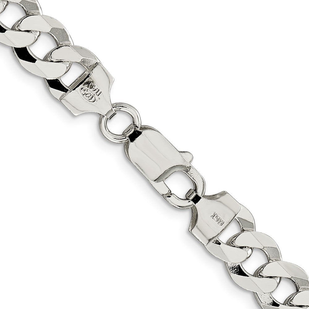FJC Finejewelers 925 Sterling Silver Flat Curb Chain 24 Inches x 8.5 mm