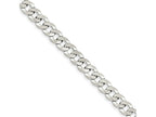 FJC Finejewelers 925 Sterling Silver Flat Curb Chain Bracelet 7 Inches x 8.5 mm