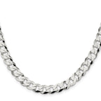 FJC Finejewelers 925 Sterling Silver Flat Curb Chain Bracelet 8 Inches x 8.5 mm