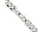 FJC Finejewelers 925 Sterling Silver Flat Curb Chain Bracelet 9 Inches x 8.5 mm