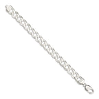 FJC Finejewelers 925 Sterling Silver Flat Curb Chain Bracelet 8 Inches x 11.75 mm