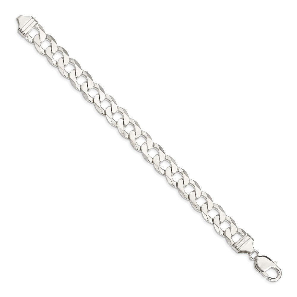 FJC Finejewelers 925 Sterling Silver Flat Curb Chain Bracelet 8 Inches x 11.75 mm