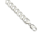 FJC Finejewelers 925 Sterling Silver Flat Curb Chain Bracelet 8 Inches x 11.75 mm
