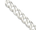 FJC Finejewelers 925 Sterling Silver Flat Curb Chain Bracelet 9 Inches x 11.75 mm