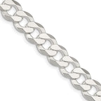 FJC Finejewelers 925 Sterling Silver Flat Curb Chain 24 Inches x 14 mm