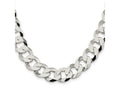 FJC Finejewelers 925 Sterling Silver Flat Curb Chain 24 Inches x 14 mm
