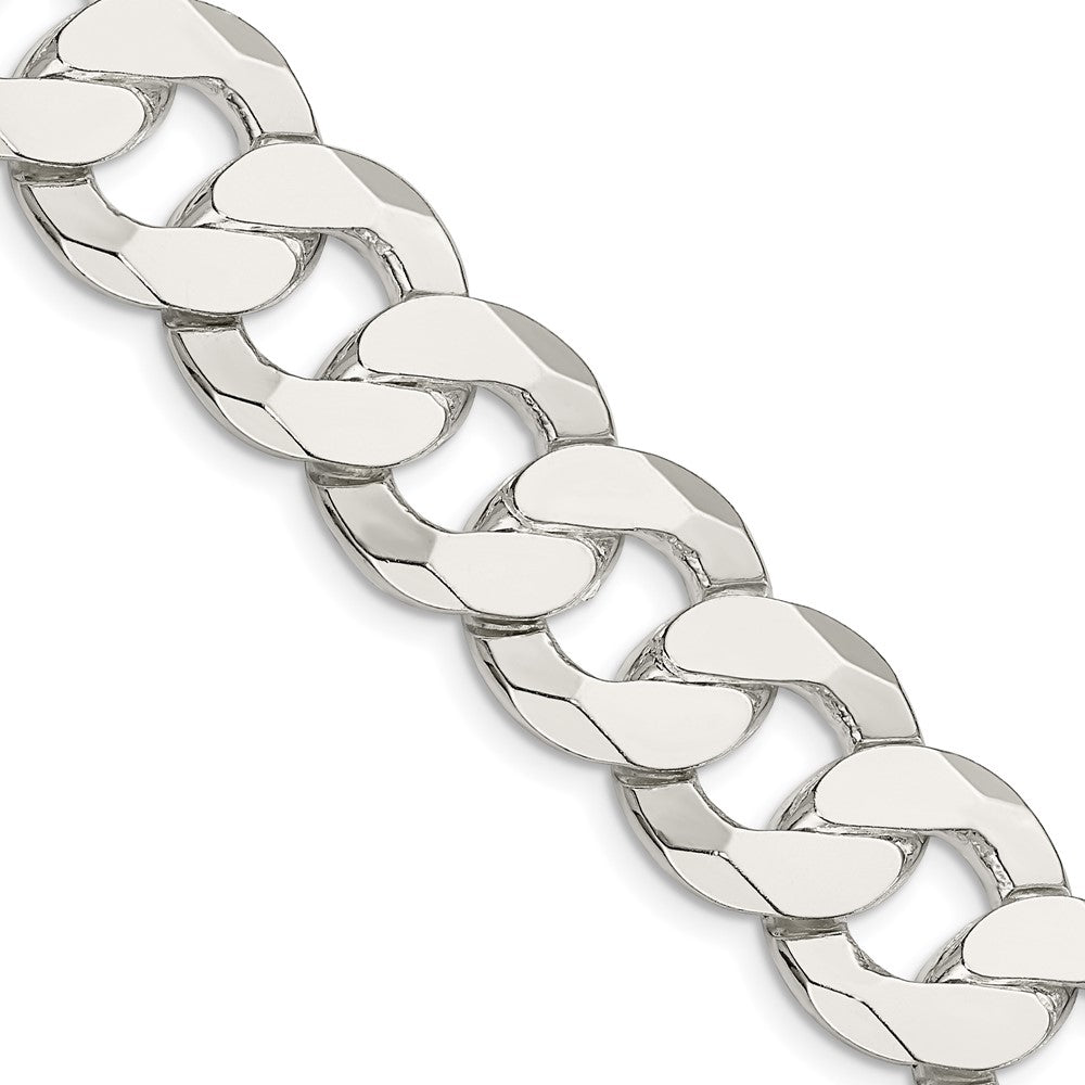 FJC Finejewelers 925 Sterling Silver Flat Curb Chain 20 Inches x 16 mm