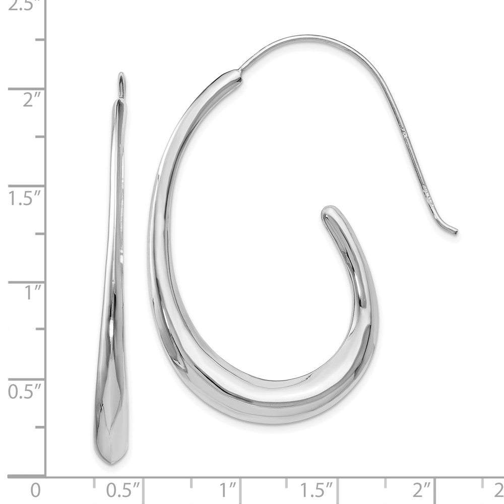 FJC Finejewelers 925 Sterling Silver Dangle Polished Earrings 52 x 58 mm