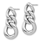 FJC Finejewelers 925 Sterling Silver Polished Post Dangle Earrings 31 x 14 mm