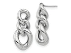 FJC Finejewelers 925 Sterling Silver Polished Post Dangle Earrings 31 x 14 mm