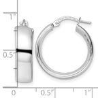 FJC Finejewelers 925 Sterling Silver d Polished Hoop Earrings 21 x 20 mm