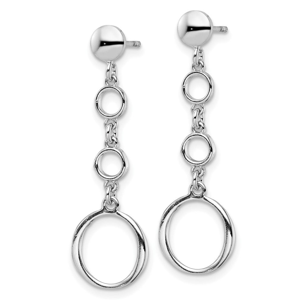 FJC Finejewelers 925 Sterling Silver d Post Dangle Earrings 36 x 10 mm