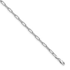 FJC Finejewelers 925 Sterling Silver Other Chain  Polished Textured Link Anklet 10 Inches x 1 mm