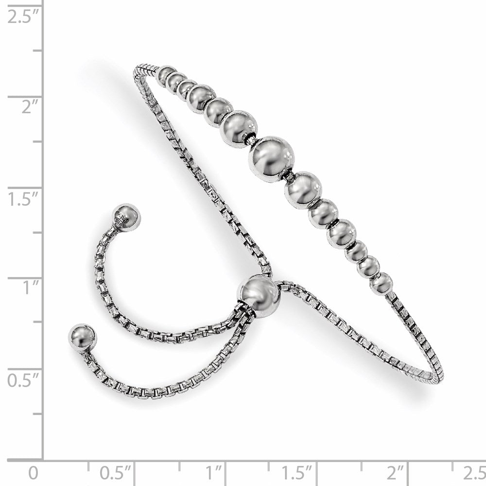 FJC Finejewelers 925 Sterling Silver Adjustable and Stretch and Wrap  Beaded Adjustable Bracelet 9 Inches x 6 mm