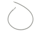 FJC Finejewelers 925 Sterling Silver Flat Bright Cut Spiga Necklace