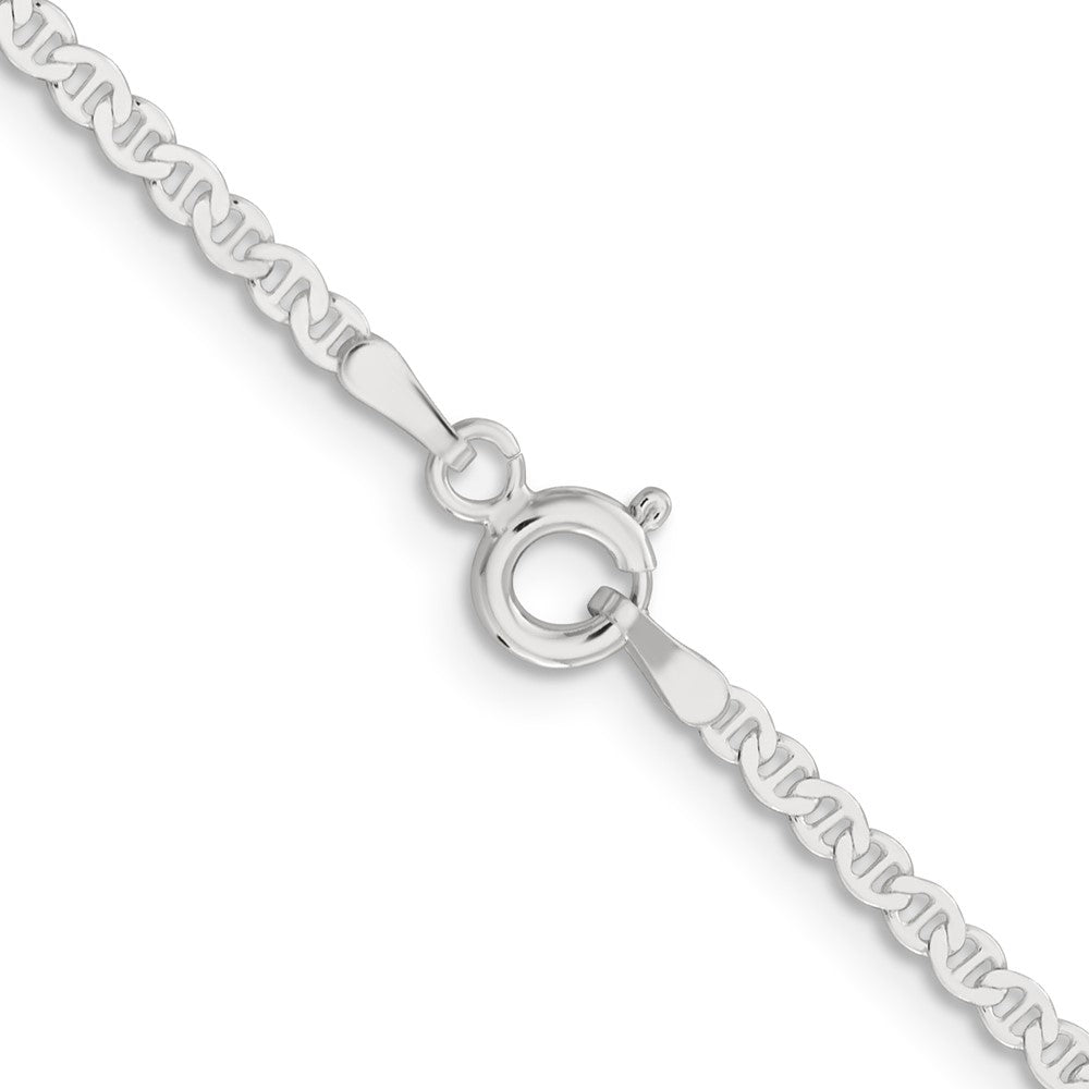 FJC Finejewelers 925 Sterling Silver Flat Anchor Chain 24 Inches x 2.25 mm