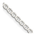 FJC Finejewelers 925 Sterling Silver Flat Anchor Chain 22 Inches x 3.1 mm