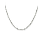 FJC Finejewelers 925 Sterling Silver Flat Anchor Chain 22 Inches x 3.1 mm