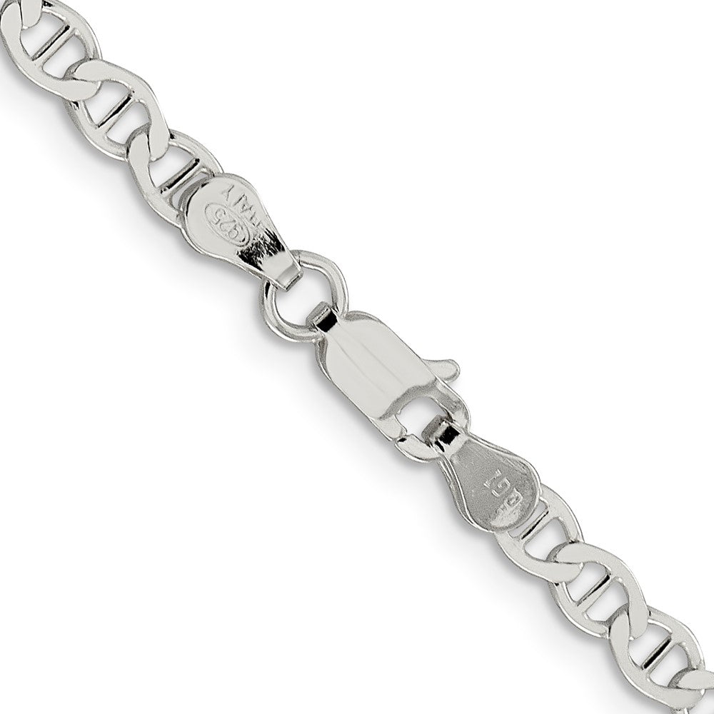 FJC Finejewelers 925 Sterling Silver Flat Anchor Chain 22 Inches x 4 mm