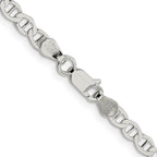FJC Finejewelers 925 Sterling Silver Flat Anchor Chain 22 Inches x 4 mm