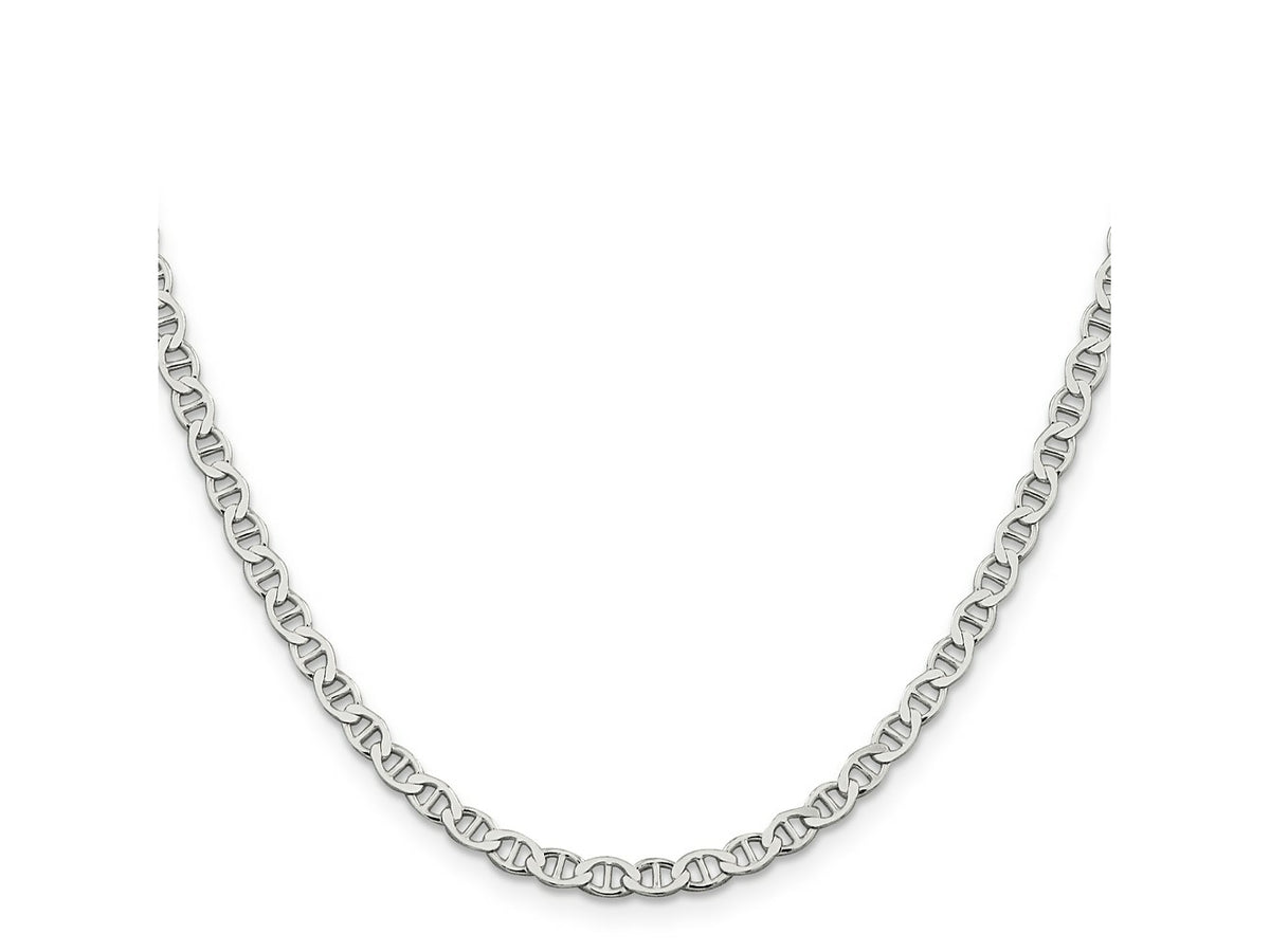FJC Finejewelers 925 Sterling Silver Flat Anchor Chain 22 Inches x 4 mm
