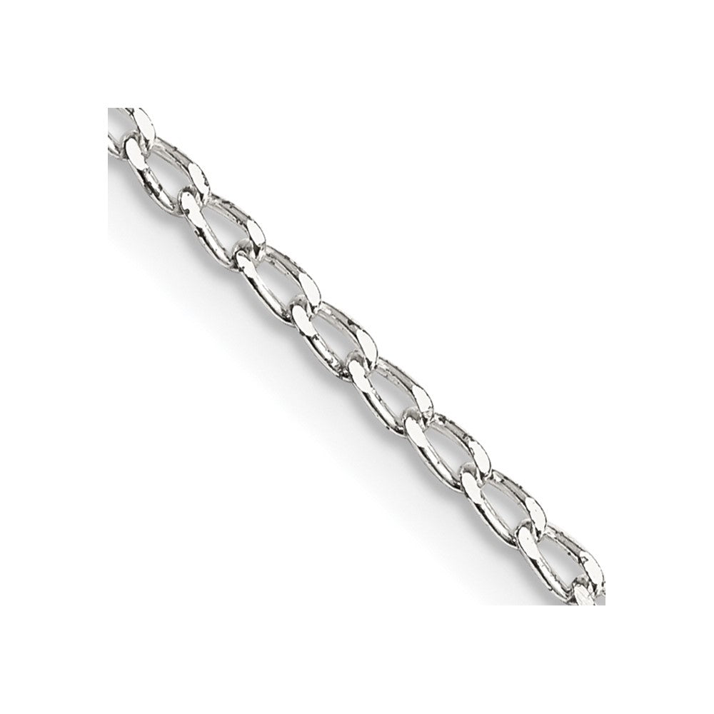 FJC Finejewelers 925 Sterling Silver Open Link Open Elongated Link Chain 22 Inches x 1.5 mm