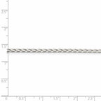 FJC Finejewelers 925 Sterling Silver Open Link Open Elongated Link Chain 20 Inches x 2.8 mm