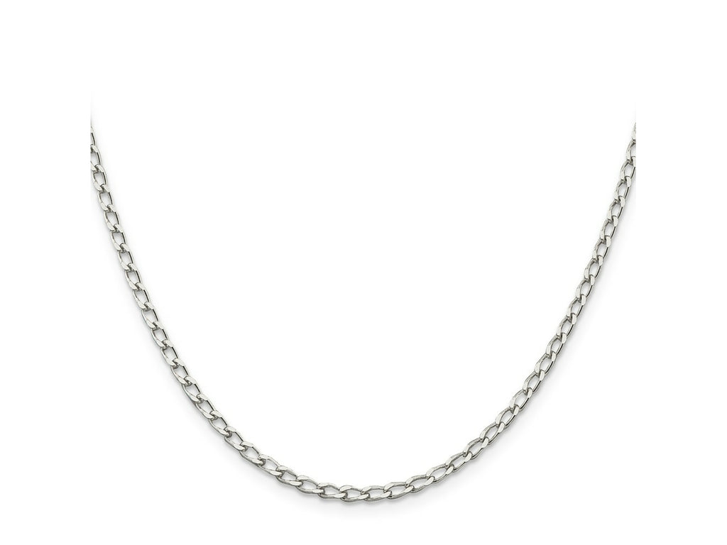FJC Finejewelers 925 Sterling Silver Open Link Open Elongated Link Chain 20 Inches x 2.8 mm