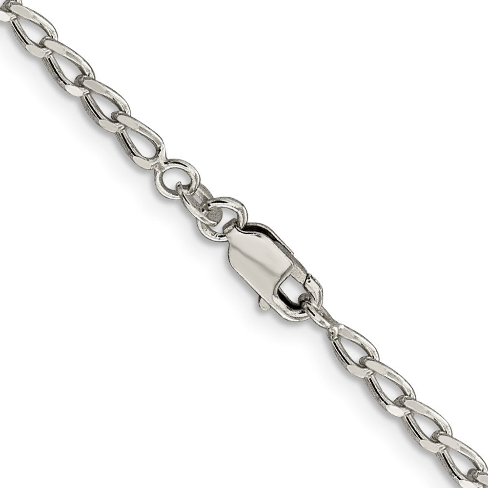 FJC Finejewelers 925 Sterling Silver Open Link Open Elongated Link Chain 24 Inches x 2.8 mm