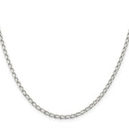 FJC Finejewelers 925 Sterling Silver Open Link Open Elongated Link Chain Bracelet 7 Inches x 2.8 mm