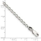 FJC Finejewelers 925 Sterling Silver Open Link Open Elongated Link Chain Bracelet 8 Inches x 2.8 mm