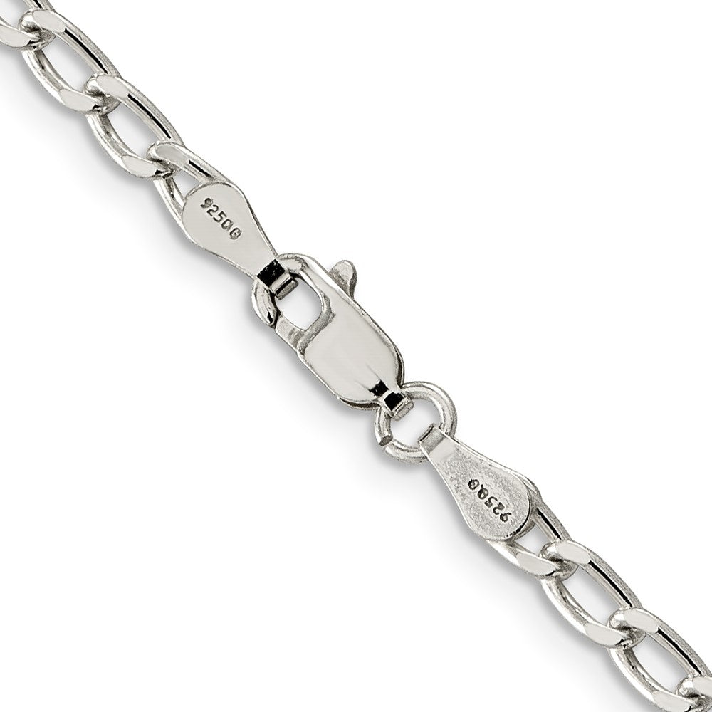 FJC Finejewelers 925 Sterling Silver Open Link Open Elongated Link Chain 18 Inches x 3.2 mm