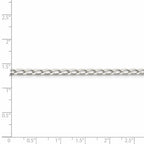 FJC Finejewelers 925 Sterling Silver Open Link Open Elongated Link Chain 18 Inches x 3.2 mm