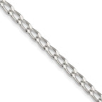 FJC Finejewelers 925 Sterling Silver Open Link Open Elongated Link Chain 18 Inches x 3.2 mm
