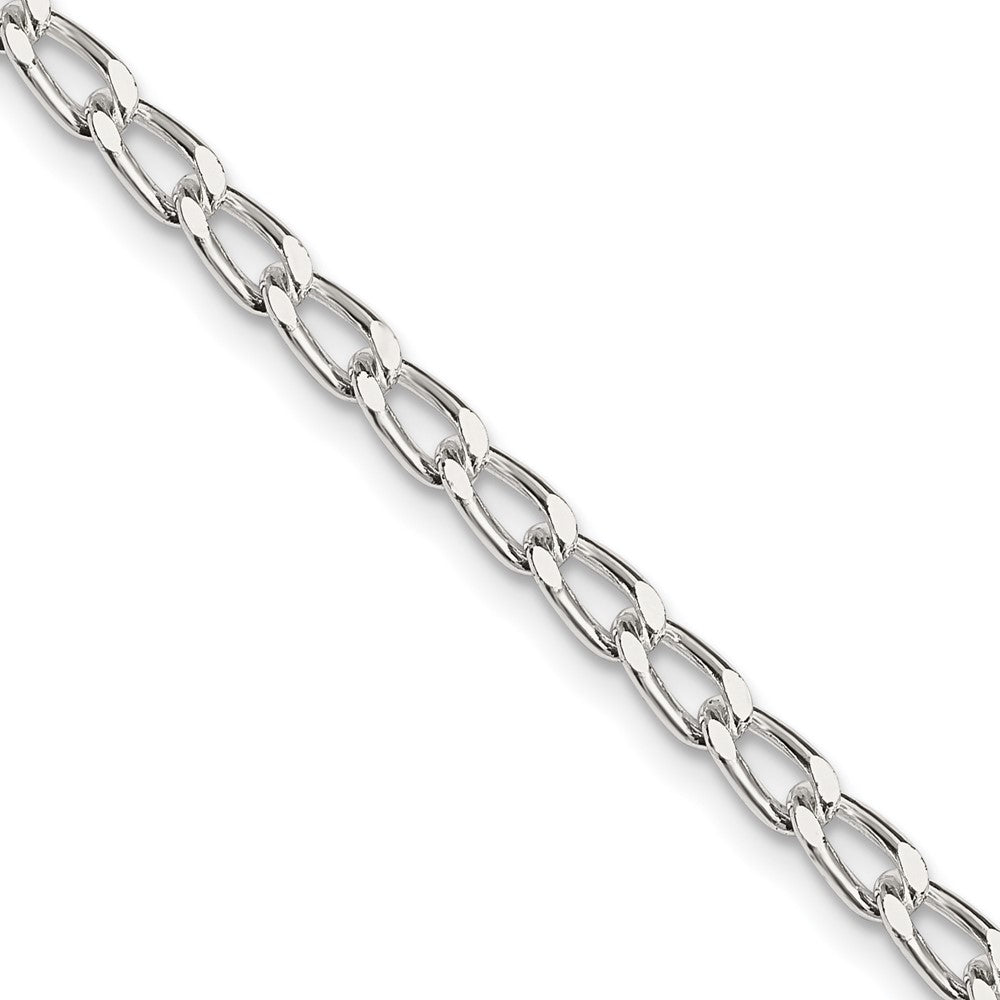 FJC Finejewelers 925 Sterling Silver Cable Open Elongated Link Chain 22 Inches x 3.2 mm