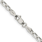 FJC Finejewelers 925 Sterling Silver Open Link Open Elongated Link Chain 24 Inches x 3.2 mm