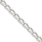 FJC Finejewelers 925 Sterling Silver Open Link Open Elongated Link Chain 18 Inches x 4.3 mm