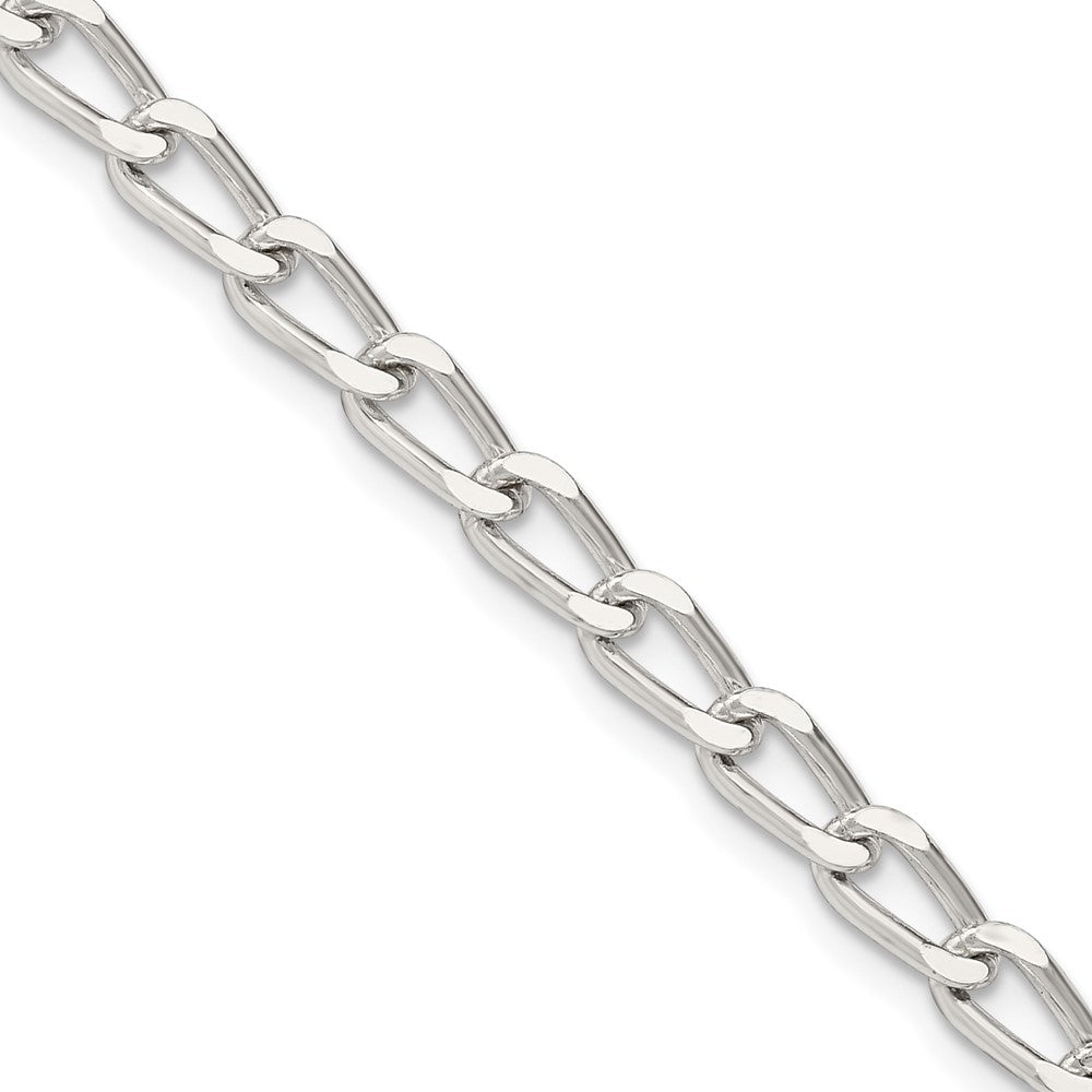 FJC Finejewelers 925 Sterling Silver Open Link Open Elongated Link Chain 18 Inches x 4.3 mm