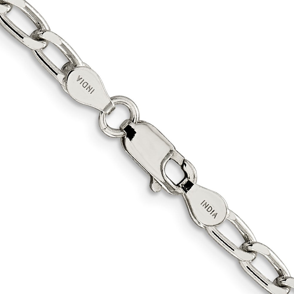 FJC Finejewelers 925 Sterling Silver Open Link Open Elongated Link Chain 18 Inches x 4.3 mm