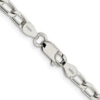 FJC Finejewelers 925 Sterling Silver Cable Open Elongated Link Chain 22 Inches x 4.3 mm