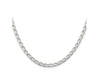 FJC Finejewelers 925 Sterling Silver Open Link Open Elongated Link Chain 24 Inches x 4.3 mm