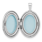 FJC Finejewelers 925 Sterling Silver Polished Scroll Design 19x Oval Charm Locket 24 x 15 mm