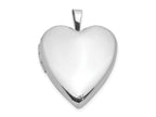 FJC Finejewelers 925 Sterling Silver Polished 20mm Heart Ash Holder Charm Locket 25 mm x 19 mm