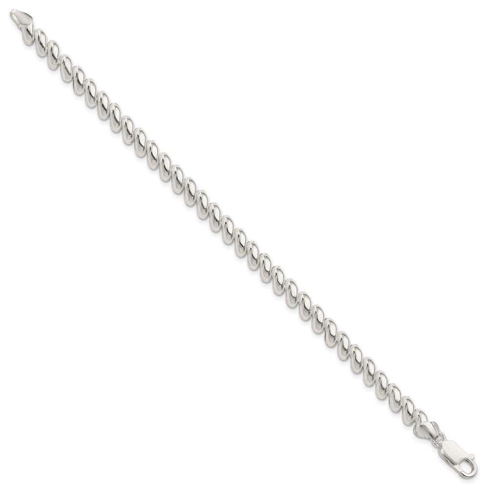 FJC Finejewelers 925 Sterling Silver San Marco Bracelet 7.5 Inches x 7 mm