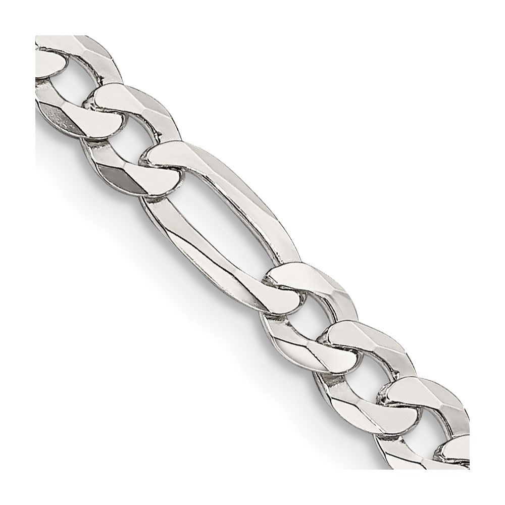 FJC Finejewelers 925 Sterling Silver Lightweight Flat Figaro Chain 20 Inches x 4.5 mm