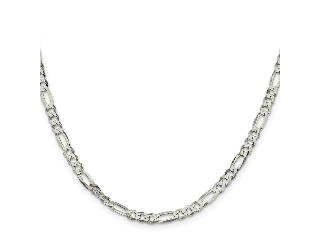 FJC Finejewelers 925 Sterling Silver Lightweight Flat Figaro Chain 20 Inches x 4.5 mm