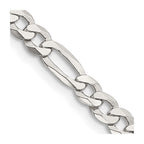 FJC Finejewelers 925 Sterling Silver Lightweight Flat Figaro Chain 26 Inches x 4.5 mm