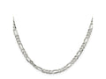 FJC Finejewelers 925 Sterling Silver Lightweight Flat Figaro Chain 26 Inches x 4.5 mm